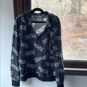 grey “pink” light hoodie